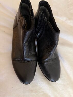 Sam Edelman Black Leather Ankle Booties